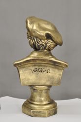 Bysta Wagner / 44 cm - patina Zakázková výroba