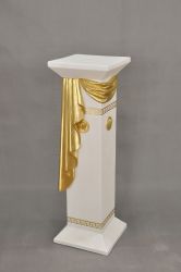 Antický sloup ,, styl Versace ,,  100 cm | Col.108 - zlatá šerpa, col.110