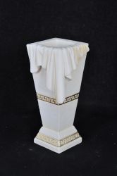 Váza s šerpou - col. 108 - bílá šerpa Zakázková výroba