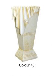 Váza s šerpou - col. 108 - bílá šerpa Zakázková výroba