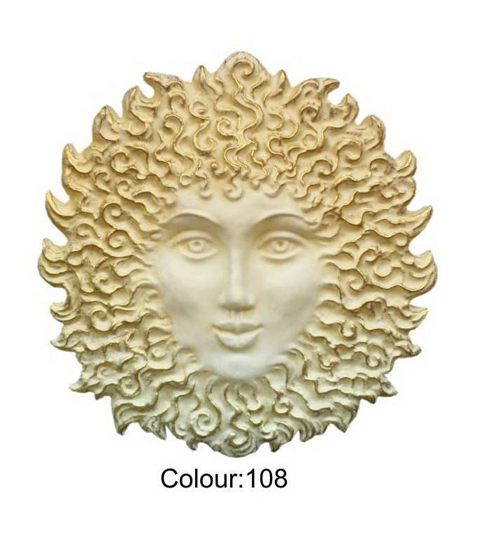 Závěsný dekor slunce - 48cm - col. 108 Zakázková výroba