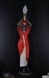 Lampa ,, Egyptský styl ,, 180 cm | black/red, black/white, color 44, color 9, white col.