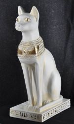 Bastet ,, Egyptská kočka ,, 74 cm - col.108 Zakázková výroba