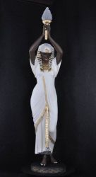 Lampa ,, Egyptský styl ,, 180 cm - black/white Zakázková výroba