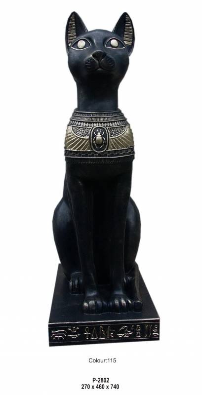 Bastet ,, Egyptská kočka ,, 74 cm - col. 115 Zakázková výroba