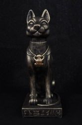 Bastet ,, Egyptská kočka ,, 39,5 cm - col. 115 Zakázková výroba