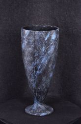 Váza 65cm - col.127 - modrý mramor Zakázková výroba
