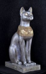 Bastet ,, Egyptská kočka ,, 74 cm - col. 115 Zakázková výroba