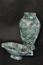 Váza VII - Antický styl / 44,5cm - mramor zelený Zakázková výroba