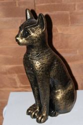 Bastet ,, Egyptská kočka ,, 34 cm Zakázková výroba