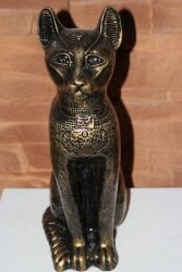 Bastet ,, Egyptská kočka ,, 34 cm Zakázková výroba
