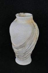 Váza VII - Antický styl / 44,5cm | col. 69, col. 70, mramor zelený, patina / třené zlato