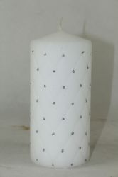 Pl bílá svíčka florencja mat válce maxi
