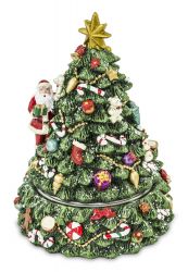 Rotující vánoční strom s hudební box