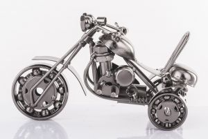 Pl Motocykl Trójkołowy Metal 16Cm
