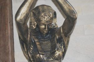 Lampa ,, Egyptský styl ,, 180 cm - color 9 Zakázková výroba