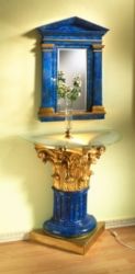 Sloupová antická lampa ke zdi - 78cm / LUX color / Zakázková výroba