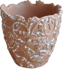 Váza s lístkama 21cm - color 96 Zakázková výroba