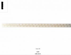 Lem - styl Versace - / 146 cm / Zakázková výroba