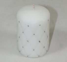 Pl bílá svíčka florence rohož matná malá