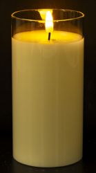svíčka LED ve skle