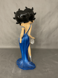 Soška Betty Boop 92cm - color modrý Zakázková výroba