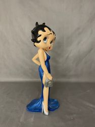 Soška Betty Boop 92cm - color modrý Zakázková výroba