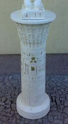 Antický dekorační sloup v egyptském stylu 90cm 