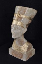 Dekorační Socha - Nefertiti / 52cm - 2846 - col.110 Zakázková výroba