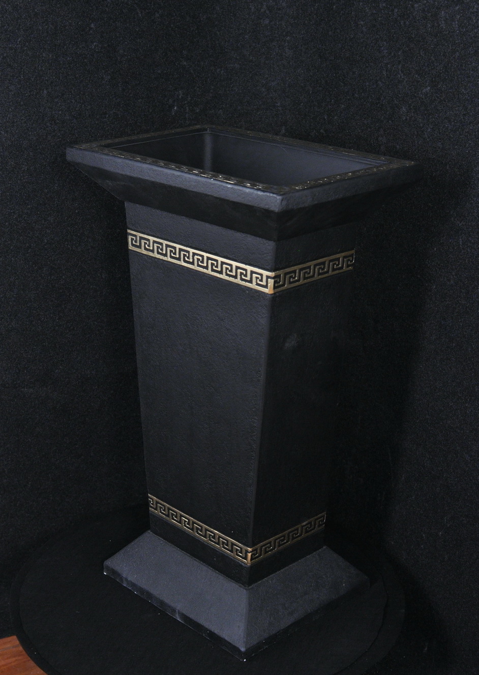 Antický dutý sloup 73cm - col.black&gold Zakázková výroba