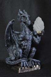 Lampa - Drak 50cm - Antik Dark Zakázková výroba