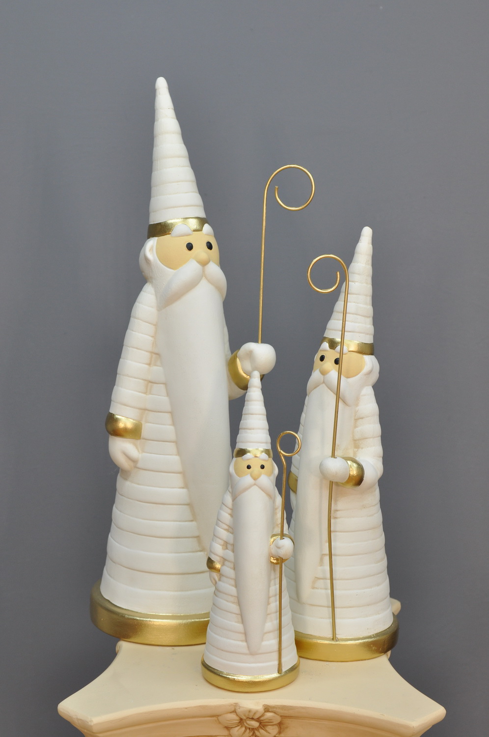 Vánoční figurka - 42cm - Krémový odstín Zakázková výroba