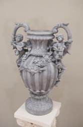 Secesní styl - Váza / Dekorace / 0868 - col. šedý Zakázková výroba