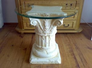 Antický Sloupový stolek / 54cm Zakázková výroba