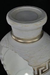 Dekorační Bar / Lampa - 102 cm - color č.108 Bílá patina se zlatými doplňky Zakázková výroba