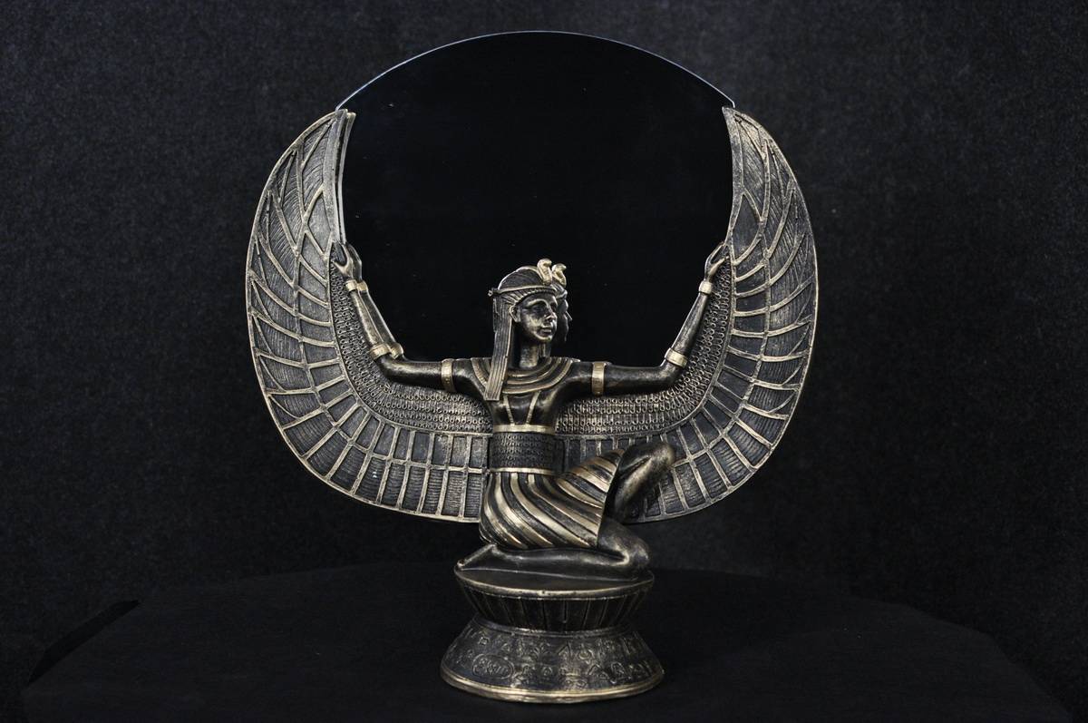 Egyptská Soška NIKÉ - zrcadlo - color 110 Zakázková výroba